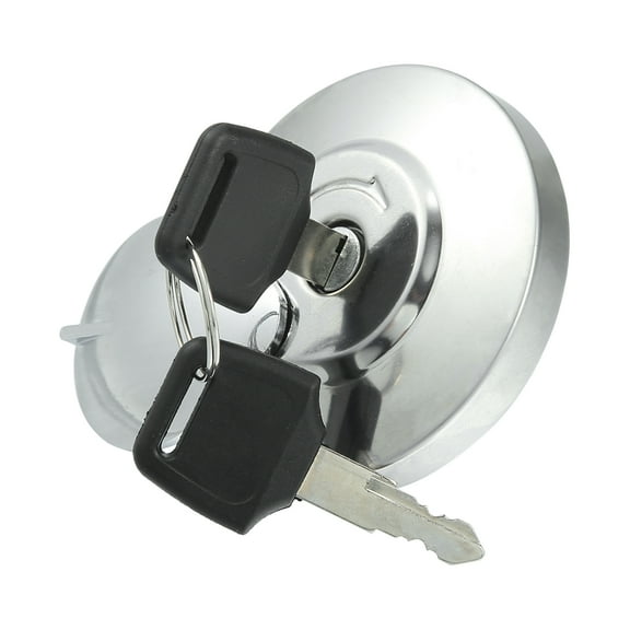 Unique Bargains 1 Set Fuel Gas Tank Cap Cover Motorcycle Lock Fuel Plug Tank Filler Cover with 2 Keys for Honda Shadow