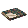 thumbnail image 2 of Taj Hotel Kantha Cotton Throw 50x70 Handmade Patchwork Blanket Lightweight India, 2 of 5