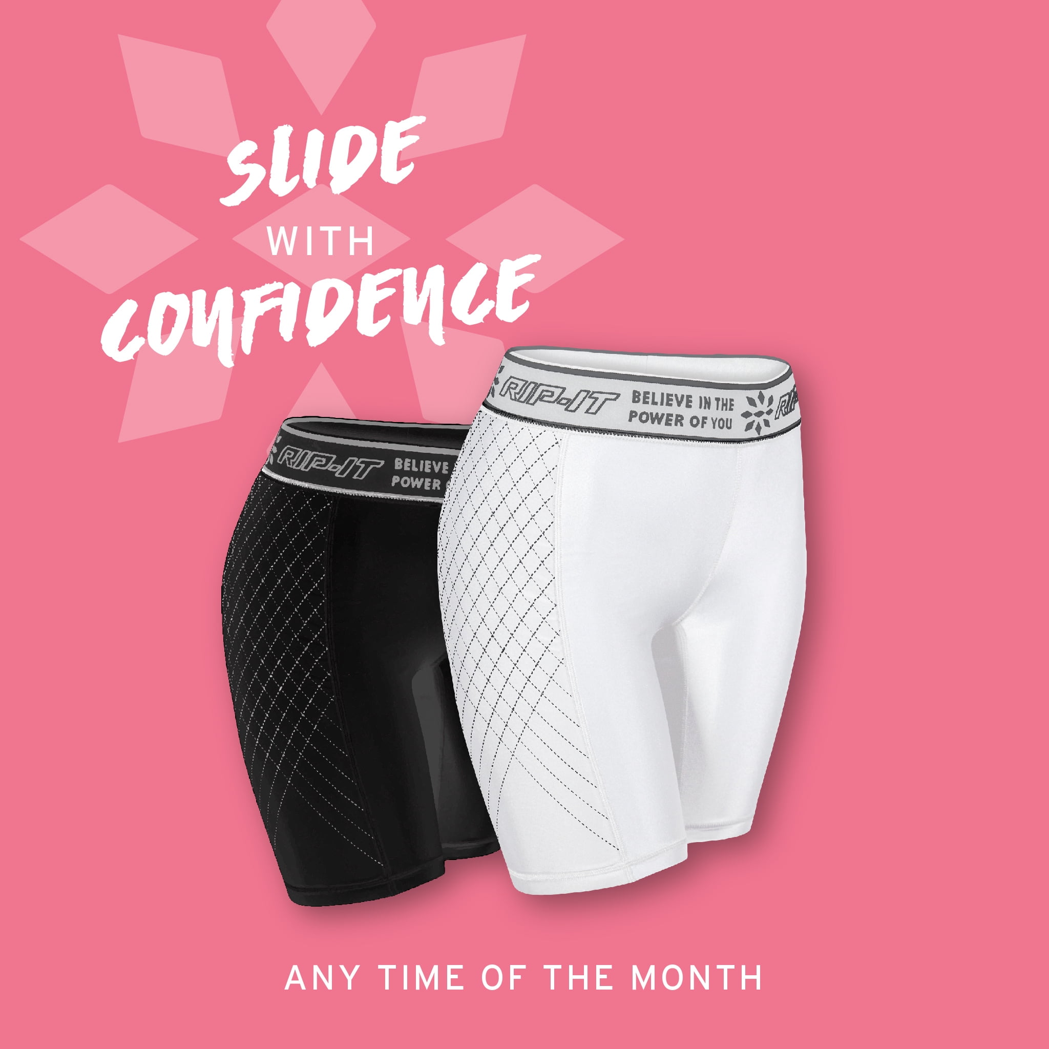 RIP-IT Women's Period-Protection Softball Sliding Shorts PRO