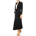 thumbnail image 3 of Women's Solid 2-Piece Blazer and Long Skirt Set ? Elegant and Professional, 3 of 8