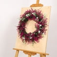 thumbnail image 4 of RKSTN Fall Decorations for Home 45cm Spring Leaf Wreath Plastic Artificial Plant Home Decoration Wreath Front Door Decorations, 4 of 8