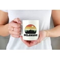 thumbnail image 2 of Delaware Skyline Silhouette White Ceramic Coffee & Tea Mug Cup (15oz), 2 of 3