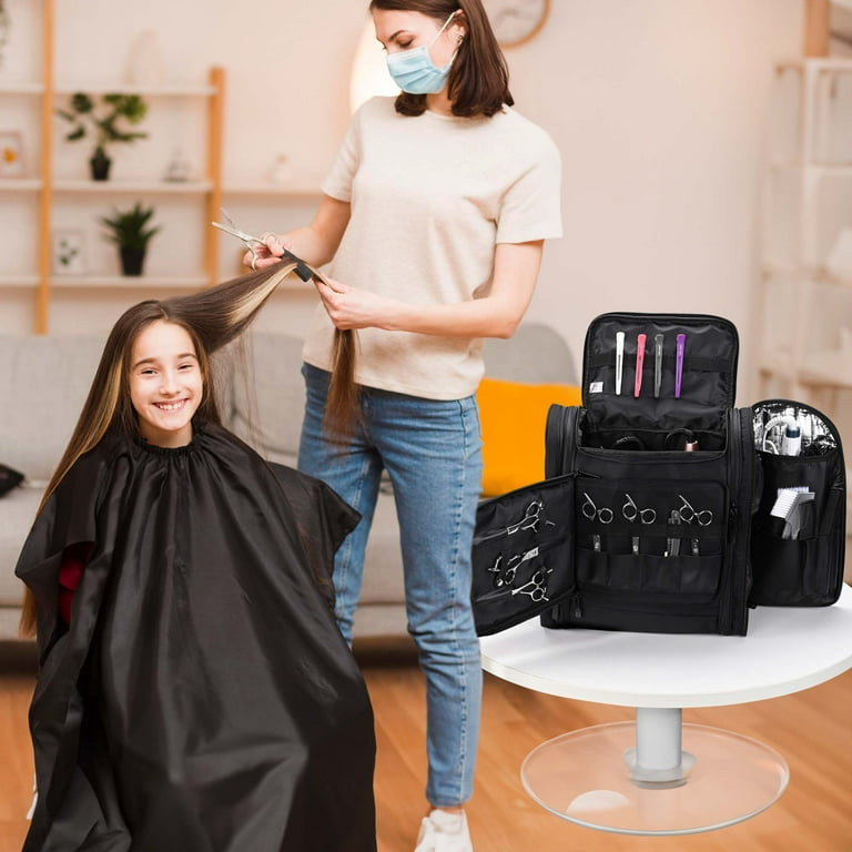 Byootique Hair Tools Travel Bag Barber Soft Sided Backpack Large