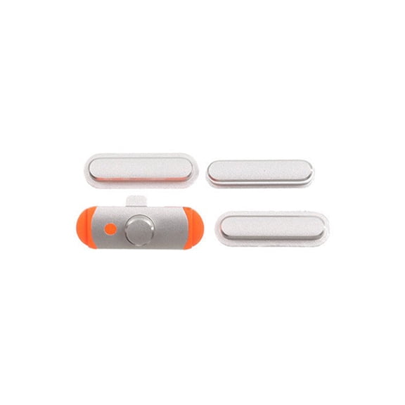 Replacement Hard Buttons (Power / Volume / Mute) Compatible For iPad Mini 1 / iPad Mini 2 / iPad Mini 3 (White)