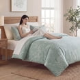 thumbnail image 2 of 100% Cotton Floral Duvet Cover Set Queen Size, Green Branches Botanical Bedding, 3 Pcs with Zipper Closure & Corner Ties, Soft Breathable Duvet Cover for All Seasons, 2 of 8
