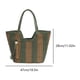 thumbnail image 5 of Bolso Axila Playa Paja Tejido A Rayas para Mujeres Viajes, 5 of 9