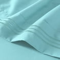 thumbnail image 3 of 4/6 Piece Soft Bed Sheets Set Solid & Embroidery Bed Sheets Set All Season Hotel Luxury Bedding -18in Deep Pockets, 3 of 8