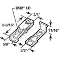 thumbnail image 3 of Soporte Prime-Line de plástico marrón/acero revestido de plástico, 2 unidades, 3 of 3