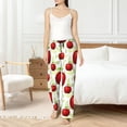 thumbnail image 6 of Lsque Fruit Apples Print Women's Pajama Pants, Lounge Pant - Comfortable Home Wear,Elastic Waistband, Stylish Design-Medium, 6 of 9