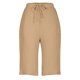thumbnail image 4 of WILLBEST Pantalones Casuales para Mujer, Pantalones Cortos de Verano Cómodos, Uso Diario Versátil, Diseño de Color Sólido, Ajuste Relajado para Darle Estilo. Extra Chica, 4 of 5
