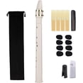 thumbnail image 1 of Yazoeia Mini Saxophone Ensemble pour Amateurs de Musique - Ensemble d'Instruments à Vent Portable, Blanc CJC912-201401, 1 of 7