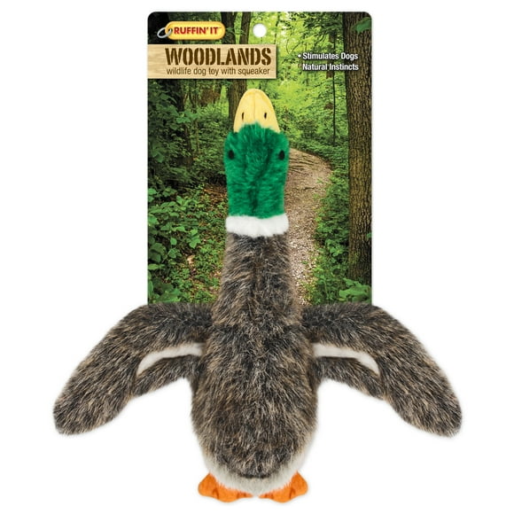 Woodlands Small Plush Mallard Dog Toy-