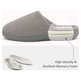 thumbnail image 2 of DREAM PAIRS Slippers For Women Memory Foam Winter Slippers Faux Fur Anti-slip House Slippers TILLIA GREY Size 6, 2 of 5