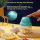 thumbnail image 5 of Mini machacador de ajo y picador de alimentos recargable por USB para cebollas, condimentos y verduras. Preparación de comidas sin esfuerzo y limpieza rápida para cocineros caseros y, 5 of 7