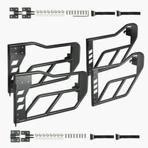 KFFKFF Jeep Framework Doors, Quad-Door, Exploration Design Jeep Cylinder Door with Robust Hinges & Original Equipment Latch, Jeep Entrances with Cushioned Pads & Hardened Steel Cylinder