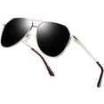 thumbnail image 1 of Joopin Gafas de Sol Aviador Sobredimensionadas Polarizadas UV400 Negras, 1 of 6