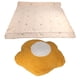 thumbnail image 3 of Juego de manta de almohada floral 2 en 1, suave, portátil, para el hogar, siestas, manta de almohada para salas de estar, dormitorios, viajes, 3 of 8