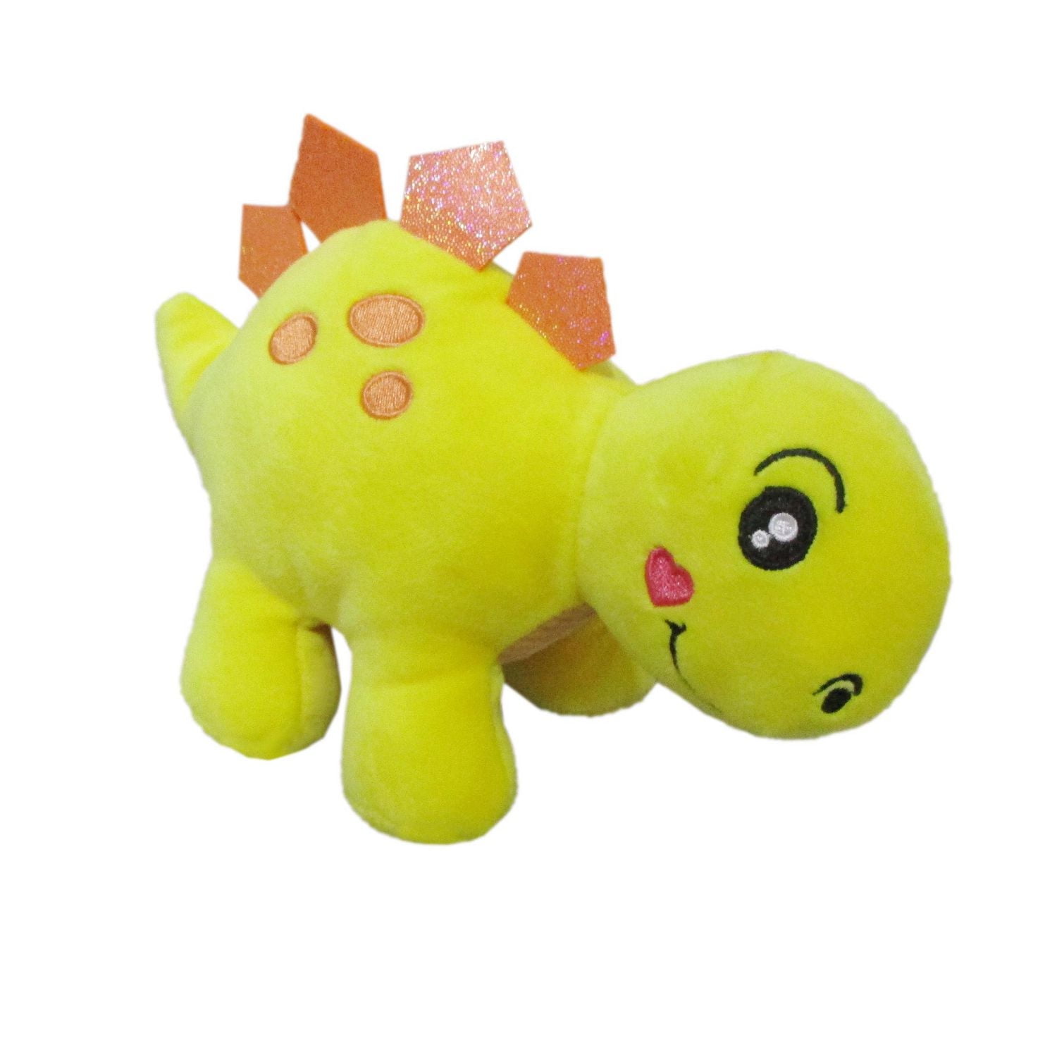 WAY TO CELEBRATE YELLOW DINO PLUSH, 8.5INCH