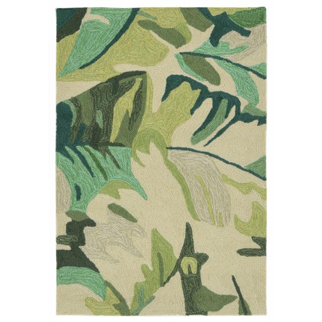 20 X 30 In Liora Manne Capri Palm Leaf Indoor Outdoor Rug Green Walmart Com Walmart Com