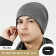 thumbnail image 3 of Tuque en Molleton - Bonnet Tactique Militaire de l'Armée, Bonnet d'Hiver, Bonnet Skull, 3 of 11