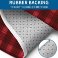 thumbnail image 4 of Red Black Checkerboard Checkered Pattern Bathroom Rugs Sets 3 Piece,Toilet Cover Set,Absorbent Non Slip Bathroom Mats Sets with U-Shaped Contour Rug Toilet Rug Set, 4 of 5