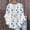 Tops-606Multicolor, variant on Xdegoge Blouses for Women Notch V Neck Three Quarter Ruffle Sleeve Casual Boho Everyday Wear Loose Fit Floral Print Lightweight Flowy Spring Summer Tops
