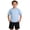 Blue, variant on Boy Girls Shirt Short Sleeve Crew Neck Youth Basketball Undershirt Kids Quick Dry Athletic Base Layer T-Shirt