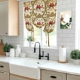 thumbnail image 5 of Brown Desert Camels Balloon Curtains 63 Inch Length for Living Room/Bedroom, Tropical Date Coconut Trees Cords Leaves Rod Pocket Privacy Door Curtains Decorative Tie Up Shade for Window 52"x63", 5 of 8