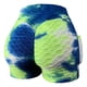 thumbnail image 5 of Jacenvly New Womens Plus Shorts Clearance Ladies Short Color Tie-Dye Jacquard Bubble Hip Fitness Pocket Stretch Yoga Pants Leggings Shorts for Women, 5 of 8