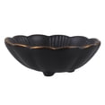 thumbnail image 4 of 1pc Ceramic Seasoning Dish Small Snack Plate Western Salad Tableware (Black), 4 of 8