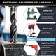 thumbnail image 5 of 9/16 inch drill bit, 1/2 inch reduced shank, M35 cobalt, black oxide, 135 point angle, 5 of 5