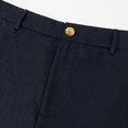thumbnail image 5 of LEKWK Suits for Men Gold Buttons Double Breasted 2 Piece Suit Classic Slim Fit Navy Blazer with Dress Pants Elegant Formal Tuxedo Suits Wedding Prom Business Outfits, 5 of 5