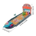 thumbnail image 2 of HOOWIFFY Mini Bowling Desktop Game Toys 1 Set Suitable Size for Family Activities, 2 of 7