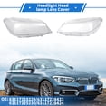 thumbnail image 2 of Ofertas Únicas 1 Par de Cubierta de Lente de Faro Frontal Izquierda Derecha para BMW 740i 2011-2012 No.63117228423 PC Claro, 2 of 7