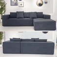 thumbnail image 4 of Sala Modular Esquinera Premium AIRJOL YY-16 Gris 270 cm Moderna Minimalista 5 Personas Premium, 4 of 6