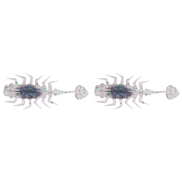 Señuelo Suave para Pesca Con Flotador 5cm Cola Paleta Swimbaits Lubina (oscuro) Azul