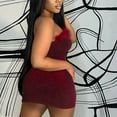 thumbnail image 3 of KaLI_store Formal Dress Women's V Neck Sleeveless Split Dress Wedding Guest Evening Party Formal Long Maxi Dresses Red,L, 3 of 5