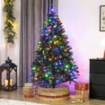 thumbnail image 2 of HOMCOM 6ft Frosted Christmas Tree with Dual Colour, Full Spruce Xmas Tree, 2 of 10