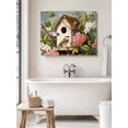 thumbnail image 6 of Vintage Birdhouse Wall Art for Living Room,Canvas Picture Wall Decor for Bathroom Bedroom,Spring Floral Birds Botanical Painting Artwork for Office Kitchen Hallway Dining Room Home Decor 12"x16", 6 of 8