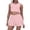 Light Pink, variant on Toddler Girls 2-Piece Active Set Racerback Crop Top & Crossover Skort Stretchy Breathable for Tennis & Dance,S