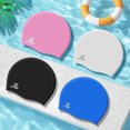 thumbnail image 4 of Extra Large Swim Cap Swimming Hat Non-Slip Design High Elastic Waterproof Hair Protection Swim Cap for Adults, 4 of 8