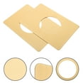 thumbnail image 6 of GOOHOCHY Door Guard Plate Door Repair Board Golden Stainless Steel 2Pcs, 6 of 9