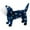 Blue, variant on TechWave Small Dog Raincoat Hooded With D Ring Full Coverage Dog Rain Jacket Slicker Poncho Dog Rain Jacket With Reflective Strip Rainboot