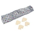 thumbnail image 1 of Tufting Frame Cover, Rug Hooking Frame Cover Punch Needle Frame, Elastic Band Punch Needle Gripper Strip Flannel Cover, Gripper Strip Frame for Cross Stitch Embroidery Hoop 40x40cm, 1 of 7