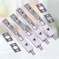 thumbnail image 4 of Miangastore 4Pcs Concealed Spring Stainless Steel Latch Security Door Fire Door Security Door Latch Bolt Accessories Tools, 4 of 8