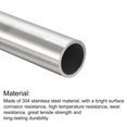 thumbnail image 3 of Uxcell 18mm x 1.5mm x 300mm 304 Stainless Steel Tube for Industry Machinery, 3 of 5