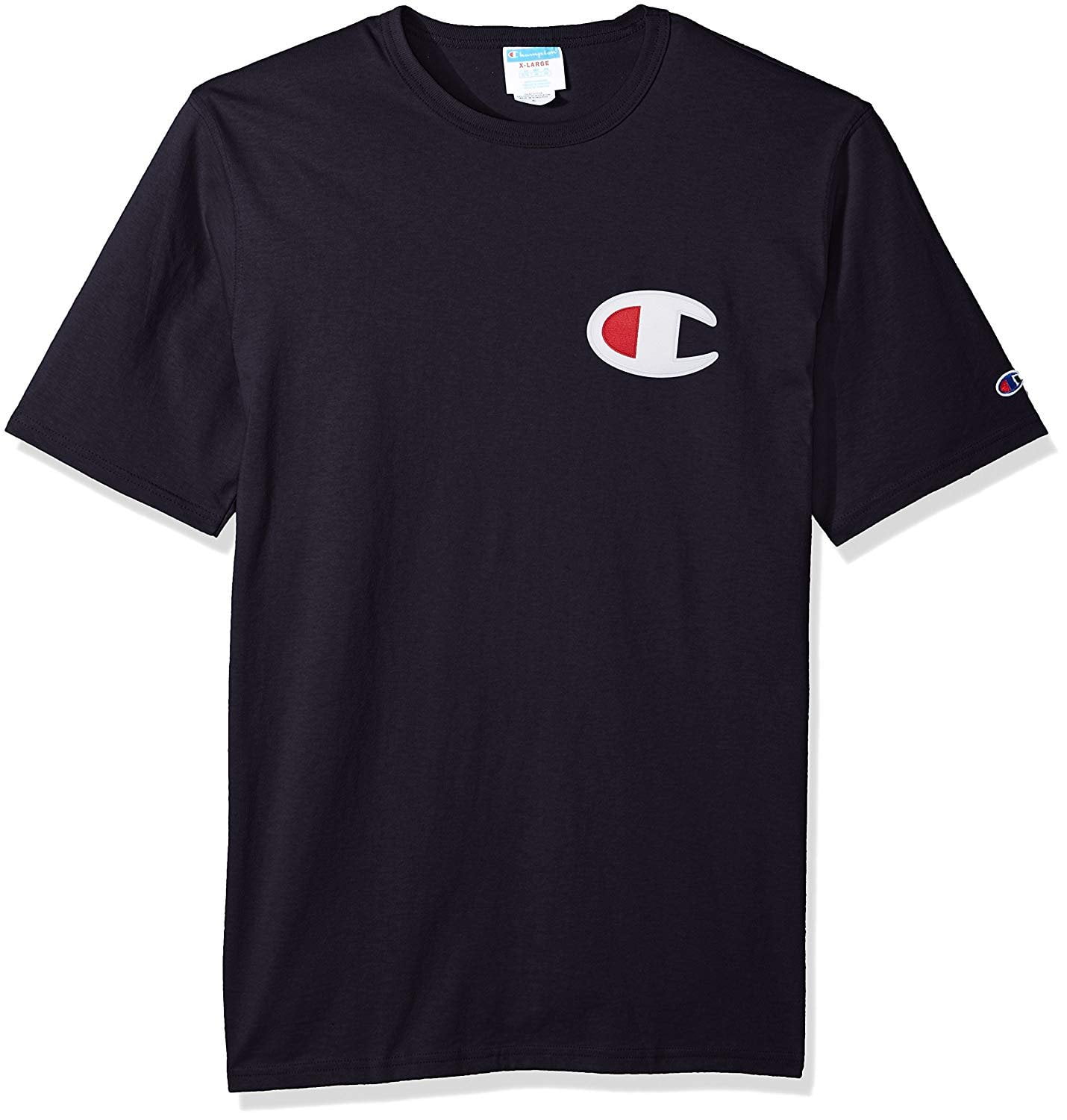 Champion LIFE Men s Heritage Navy Tee with c Patch Kuwait Ubuy