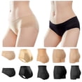 thumbnail image 3 of Mujeres bragas talladora acolchada control del abdomen levantamiento de glúteos suave transpira MABOTO Ropa interior de mujer, 3 of 6