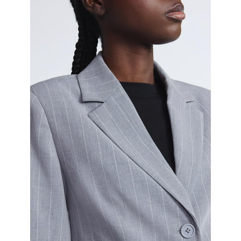 Scoop Women's Cropped Blazer, Sizes XS-XXL - Walmart.com
