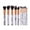 White, variant on Synthetic Makeup Brushes, Makeup Brush Set, 10 Piece Contouring Blending Shading Highlighting Brushes Kit with Soft Dense Synthetic Fibers, Wooden Handles for Precise Control and No Shedding